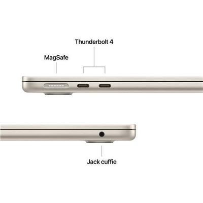 MacBook Air 13": Chip Apple M5 con CPU 10-core e GPU 8core, 16GB, 512GB SSD - Galassia [MDHA4T/A]