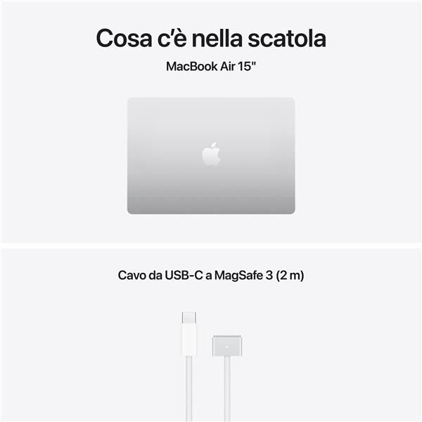 APPLE NB MACBOOK AIR APPLE M5 CHIP WITH 10CORE CPU AND 10CORE GPU 16GB 512GB SSD 15, SILVER [MDV94T/A]