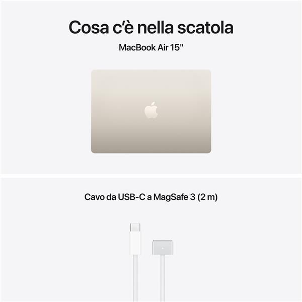 APPLE NB MACBOOK AIR APPLE M5 CHIP WITH 10-CORE CPU AND 10-CORE GPU 16GB 1TB SSD 15 - STARLIGHT [MDVE4T/A]