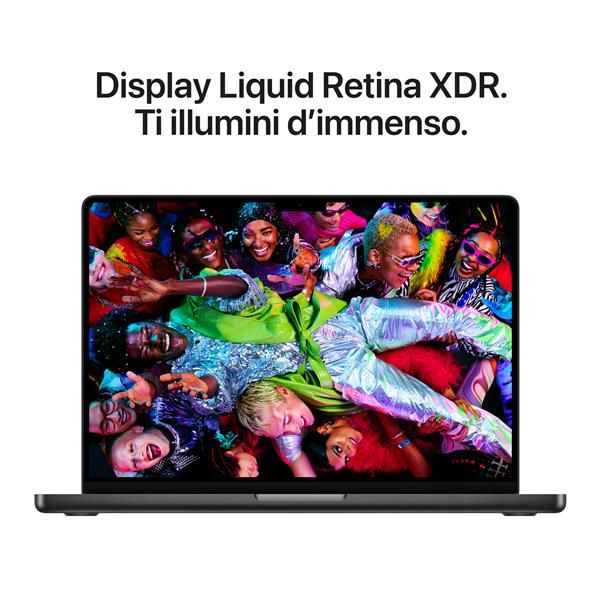 APPLE NB MACBOOK PRO APPLE M5 PRO CHIP WITH 15CORE CPU AND 16CORE GPU 24GB 1TB SSD 14, SPACE BLA [MGDR4T/A]
