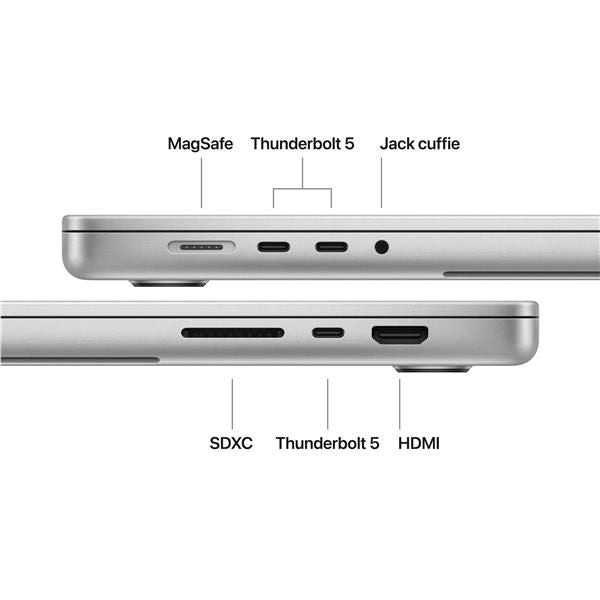 APPLE NB MACBOOK PRO APPLE M5 PRO CHIP WITH 18CORE CPU AND 20CORE GPU 48GB 1TB SSD 16, SILVER [MGE64T/A]