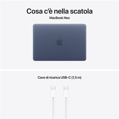 APPLE NB MACBOOK NEO APPLE A18 PRO CHIP WITH 6CORE CPU AND 5CORE GPU 8GB 256GB SSD 13, INDIGO [MHFF4T/A]