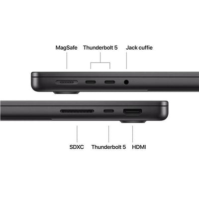 APPLE NB MACBOOK PRO APPLE M5 PRO CHIP WITH 15CORE CPU AND 16CORE GPU 24GB 2TB SSD 14, SPACE BLA [MJLW4T/A]
