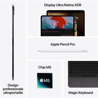 APPLE 11 INCH IPAD PRO WIFI 512GB WITH STANDARD GLASS, SPACE BLACK [MDWM4TY/A]