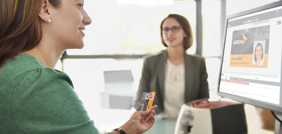 Evolis Badgy 200 stampante per schede plastificate Sublimazione/Trasferimento termico Colore 260 x 300 DPI [B22U0000RS] - ITPartners