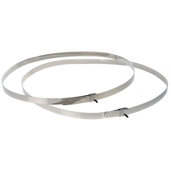 AXIS E645STAINLESS STEEL STRAPS 1450MM 1 PAIR - PROMO FINO AD ESAURIMENTO SCORTE [5800-811]