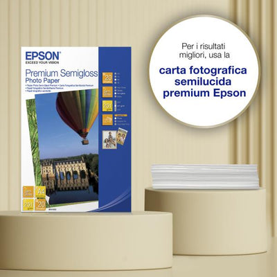 Epson Carta fotografica semilucida Premium A4, 251 g/m2, 20 fogli [C13S041332]