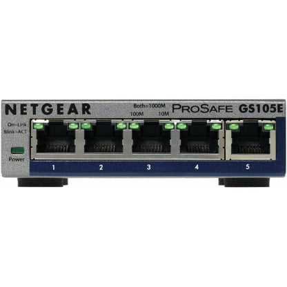 Netgear 5-Port Gigabit Ethernet Plus Switch [GS105E-200PES]
