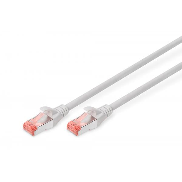 Digitus CAT 6 S -FTP patch cord - Cu - LSZH AWG 27/7 - length 1.5 m - Grey [DK-1644-015]