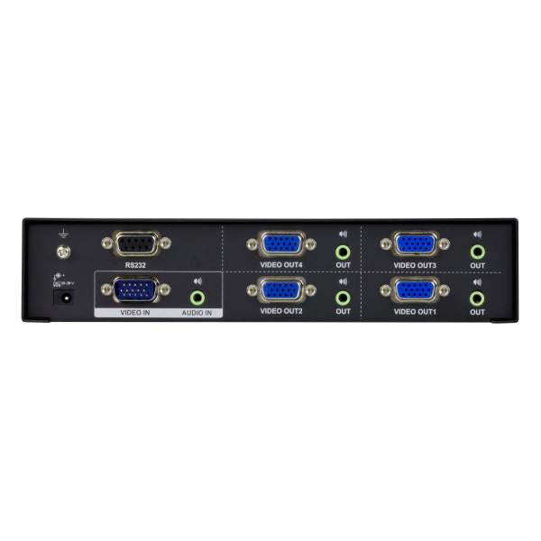 Aten 4-port VGA Splitter with Audio & RS-232 [VS0104-AT-G]