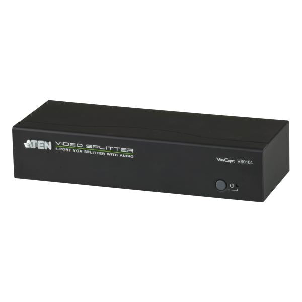 Aten 4-port VGA Splitter with Audio & RS-232 [VS0104-AT-G]