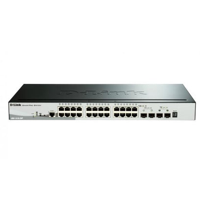 D-LINK SWITCH 28 PORTE GIGABIT 10/100/1000MBPS POE STACKABLE SMART MANAGED [DGS-1510-28P]
