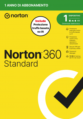 NORTON 360 STANDARD 2026 ANTITRUFFA 1DEV 1Y 10GB [21483654]