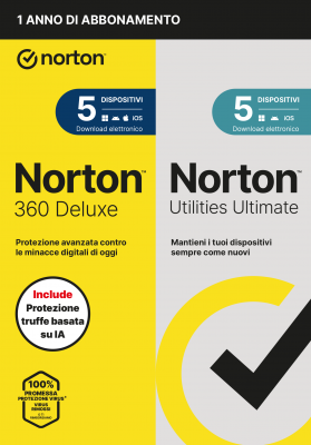 NORTON 360 DELUXE2026 ANTITRUFFA 5DEV 1Y UTILITIES [21483673]