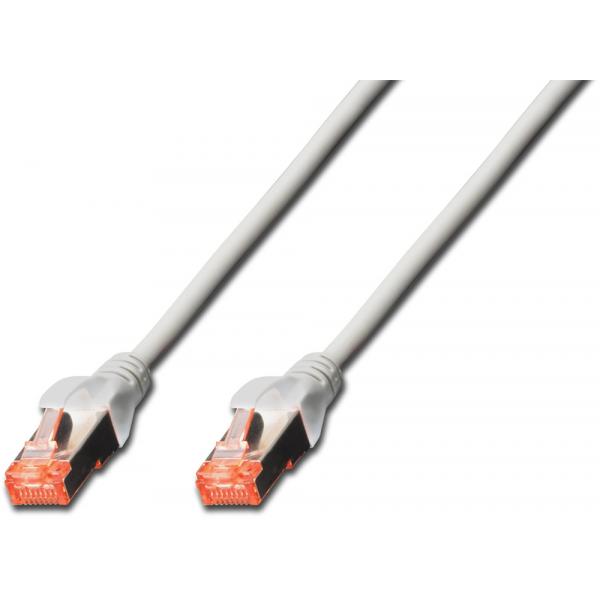 Digitus CAT 6 S -FTP patch cord - Cu - LSZH AWG 27/7 - length 1.5 m - Grey [DK-1644-015]