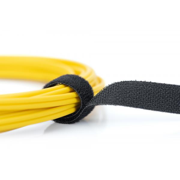 Digitus Hook-and-loop fastener tape fabric - 10m x 15mm x 2.6mm - on roll - bl [AK-770905-100-S]