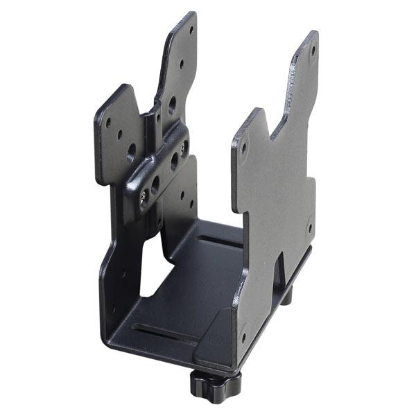 Ergotron Mini PC mount - Thin Client CPU Mounting Bracket - 2.72 kg Load Capacity - Black [80-107-200]