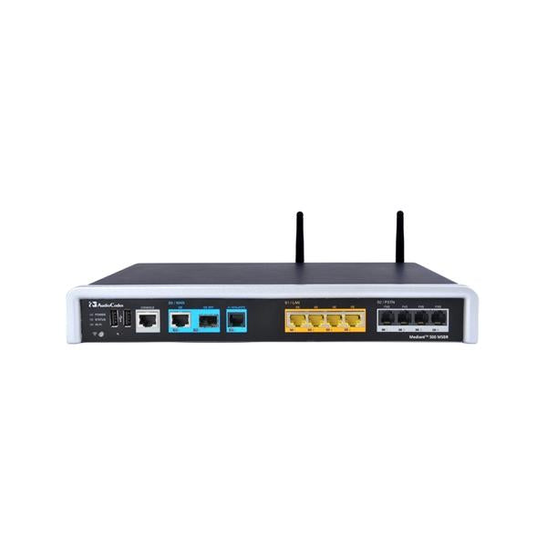 Audiocodes Base Mediant 500 ESBC with 2 Active/Standby pairs of GE interfaces and 0 SBC Sessions. [M500-ESBC]