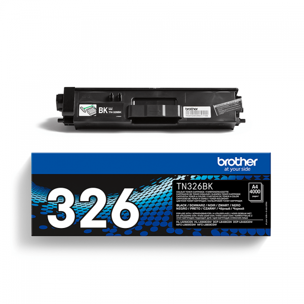 Brother TN-326BK cartuccia toner 1 pz Originale Nero [TN326BK]