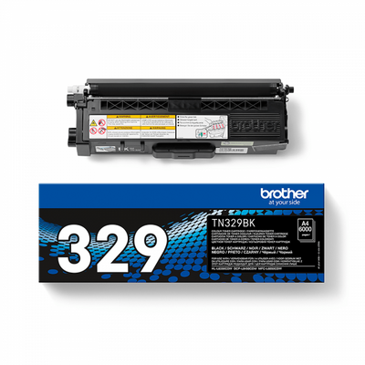 Brother TN-329BK cartuccia toner 1 pz Originale Nero [TN329BK]