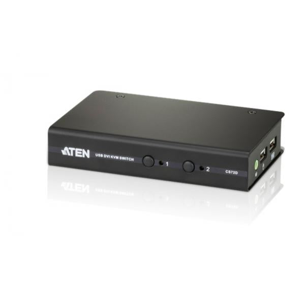 Aten 2Port DVI Desktop KVM- PROMO FINO AD ESAURIMENTO SCORTE [CS72D-AT]
