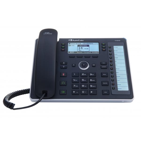 Audiocodes AudioCodes Lync 440HD IP-Phone PoE GbE Black2 Ethernet 10/100/1000 ports, 18 Programmabl [UC440HDEG]