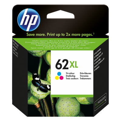 HP CART INK MULTICOLOR 62XL (CIANO MAGENTA GIALLO) 415PAG TS [C2P07AE]