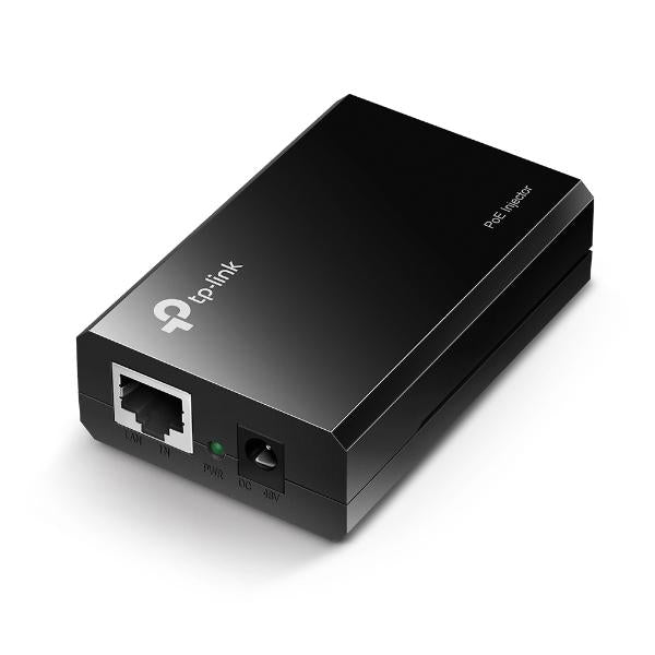 TP-Link - PoE150S - PoE Injector Adapter, IEEE 802.3af compliant, Data and power carried over the same cable up to 100 meters, plastic case, pocket size, plug and play [PoE150S]
