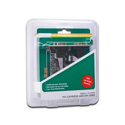DIGITUS SCHEDA PCI EXPRESS CON 2PORTE SERIALI 9 POLI [DS30000]