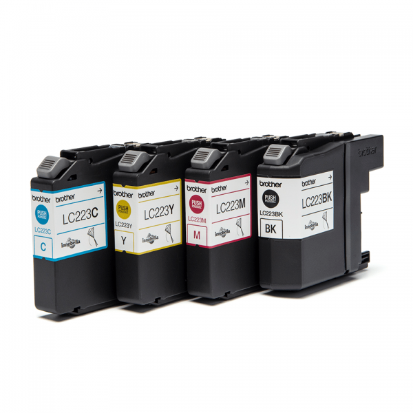 BROTHER CART INK MULTICOLOR (B+ C + M+ Y) 550 PAGINE [LC223VALBP]