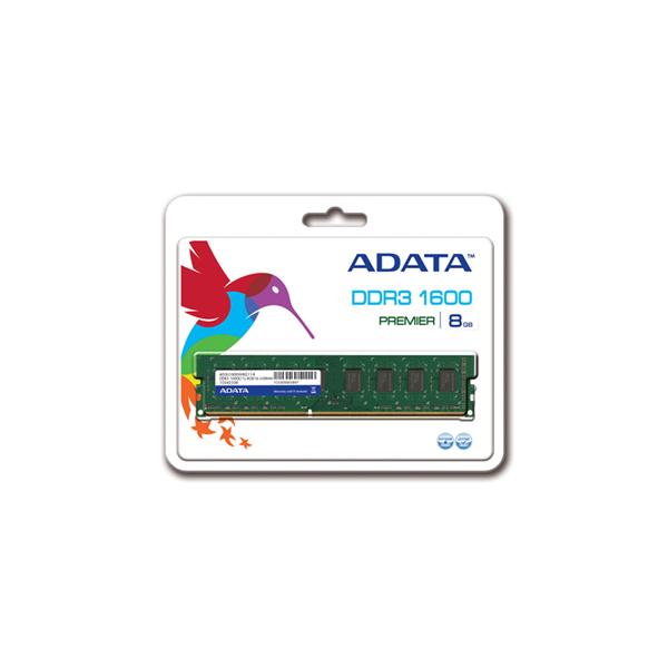ADATA RAM DIMM 8GB DDR3L 1600MHZ 1.35V [ADDU1600W8G11-S]