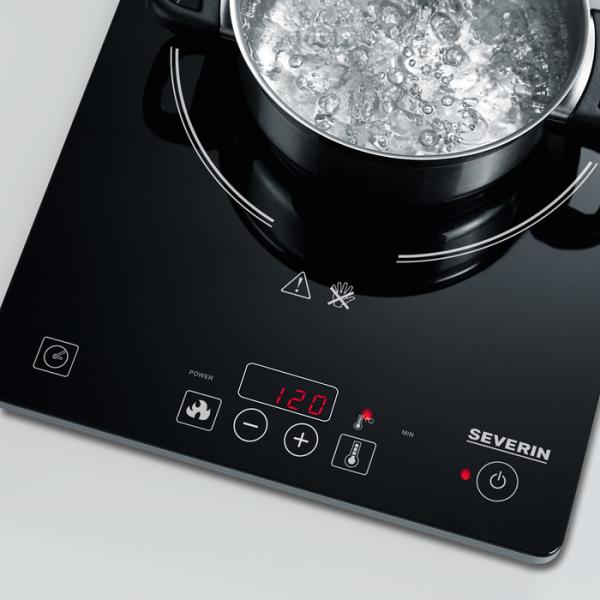 Severin 1 Zone Induction Plate Black [KP1071]
