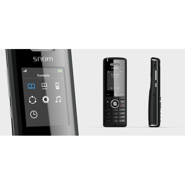 Snom M65 DECT handset: Color screen, 17 hours in conversation. [00003969]