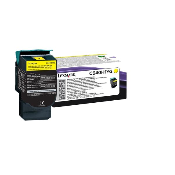 LEXMARK TONER GIALLO ALTA RESA RET.PROG C54X X54X 2K PAG [C540H1YG_I]
