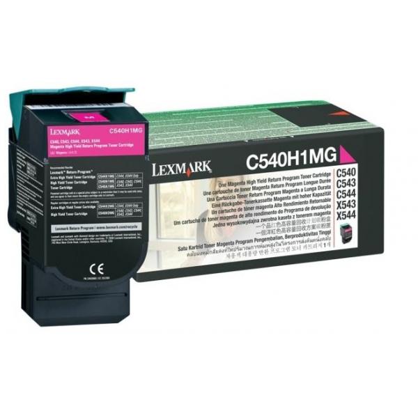 LEXMARK TONER MAGENTA ALTA RESA RET.PROG C54X X54X 2K PAG [C540H1MG_I]