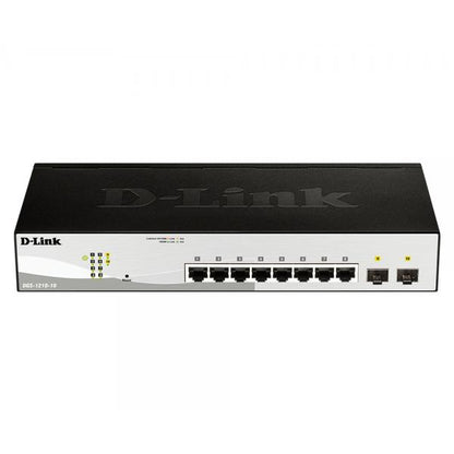 D-LINK SWITCH 8 PORTE GIGABIT + 2 PORTE SFP SMART+ [DGS-1210-10]