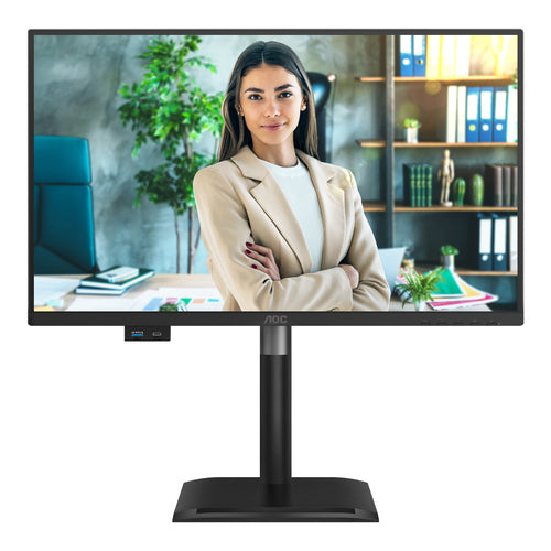 AOC MONITOR 23,8 LED IPS FHD 16:9 4MS 120hz, REG ALTEZZA, DP/HDMI, MULTIMEDIALE [24P4U]