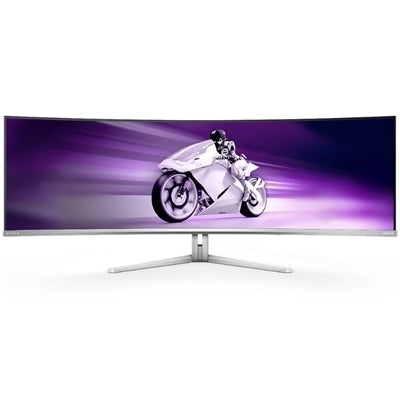 Philips Evnia 8000 49M2C8900L/00 Monitor PC 124,2 cm (48.9") 5120 x 1440 Pixel Dual QHD QD-OLED Bianco [49M2C8900L/00]