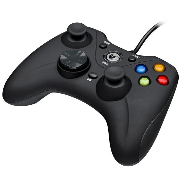 NACON CONTROLLER WIRED PER PC CON PULSANTE HOME COMPATIBILE CON TUTTI I GIOCHI PER PC E CON WINDOWS XP/VISTA/7/8/10 - BLACK [PCGC-100XF]