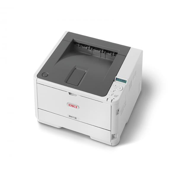 Oki B412dn - LED Laser Printer - Back - 33 ppm - 2.0 USB - LAN [45762002]