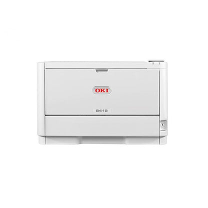 Oki B412dn - LED Laser Printer - Back - 33 ppm - 2.0 USB - LAN [45762002]