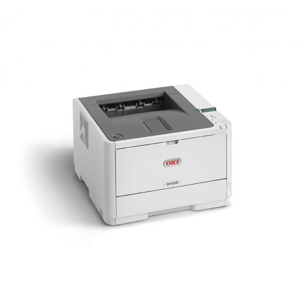 Oki B412dn - LED Laser Printer - Back - 33 ppm - 2.0 USB - LAN [45762002]