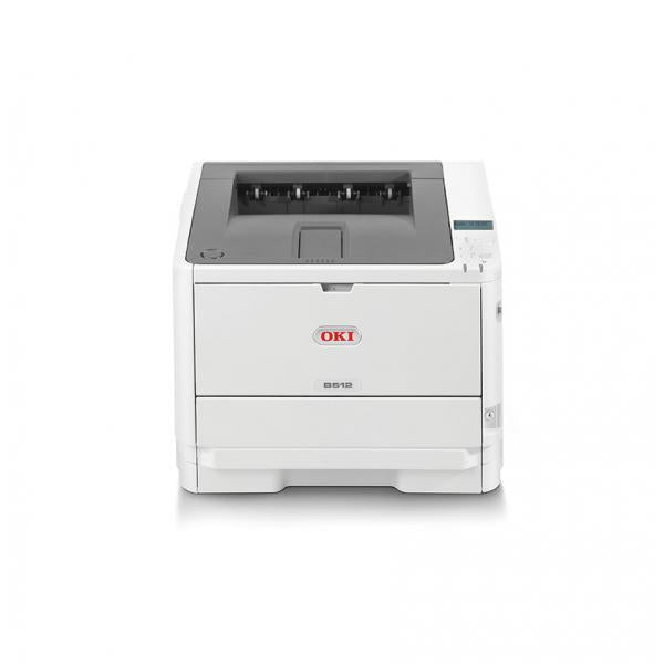 Oki B512dn - LED Laser Printer - Black - 45 ppm - 2.0 USB - LAN [45762022]
