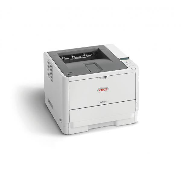 Oki B512dn - LED Laser Printer - Black - 45 ppm - 2.0 USB - LAN [45762022]
