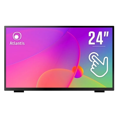 MONITOR TOUCH ATLANTIS Multimediale 24" (23.8") A05-T24A-VHDM 10 tocchi OD 8ms/Typ 16ms,cont.3000:1 Full HD 1080p -Fr Fino:09/01 [A05-T24A-VHDM]