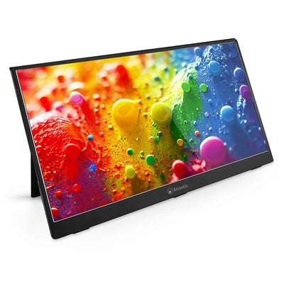 MONITOR Multimediale PORTATILE ATLANTIS 15,6" Borderless Ultraslim A05-P156G1 IPS 60Hz OD 5ns/Typ 14ms 8000:1 con cover e supp [A05-P156G1]