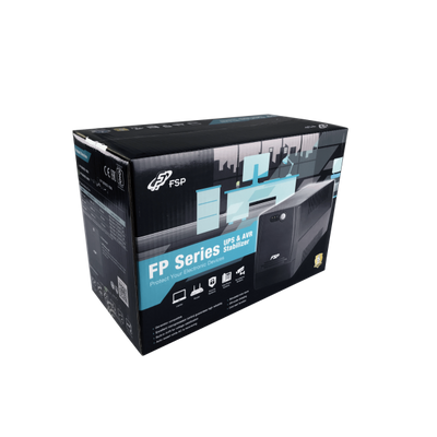 FSP FORTRON UPS FP1000 1000VA 600W 230V 4FP10004 2x2V/7AH, 4xSCHUKO [PPF6000601]