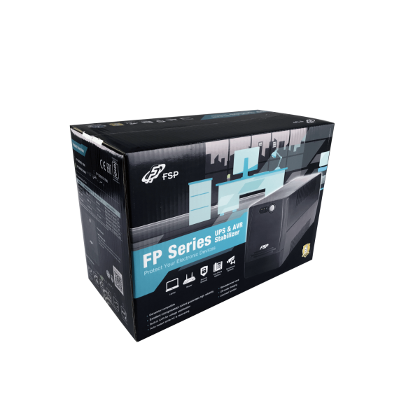 FSP FORTRON UPS FP1000 1000VA 600W 230V 4FP10004 2x2V/7AH, 4xSCHUKO [PPF6000601]