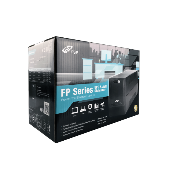 FSP FORTRON UPS FP2000 2000VA 1200W 230V 4FP20002 2x12V/9AH, 4xSCHUKO [00PPF12A0800]
