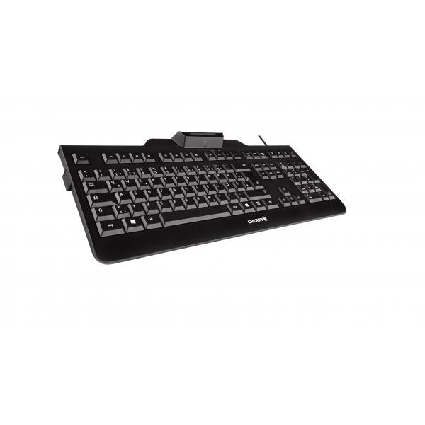 Cherry KC 1000 SC - Keyboard - Corded - AZERTY - Black [JK-A0100FR-2]